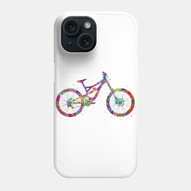 Downhill mountain bike Phone Case by Yahya Art