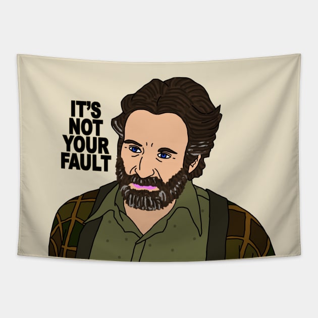 It's Not Your Fault Tapestry by Lydia's Green Light Closet 