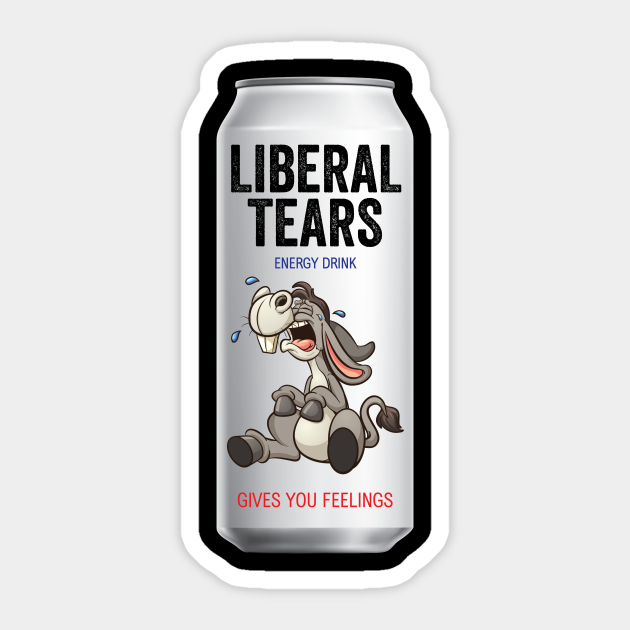 Liberal Tears Energy Drink - Political - Sticker