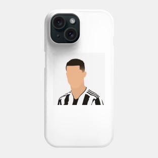 Cristiano Ronaldo Minimalistic Face Art Phone Case