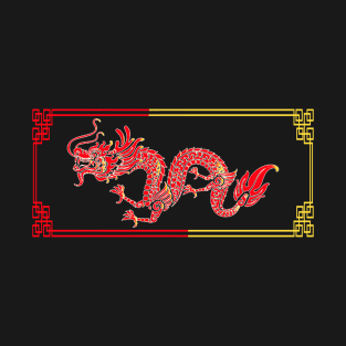 Red Yellow Dragon T-Shirt