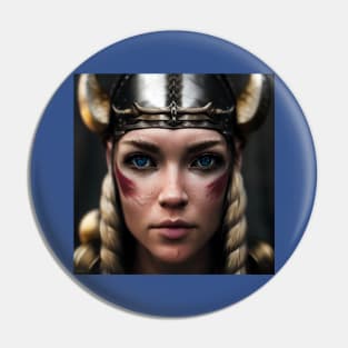 Viking Shield Maiden Pin