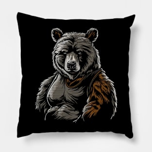 Burly Bear 3 Pillow