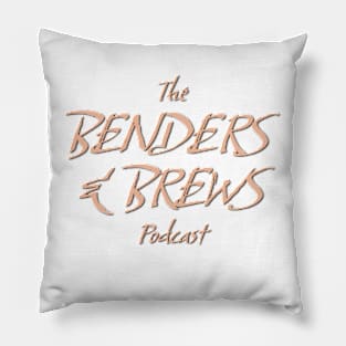 Benders & Brews Logo Pillow