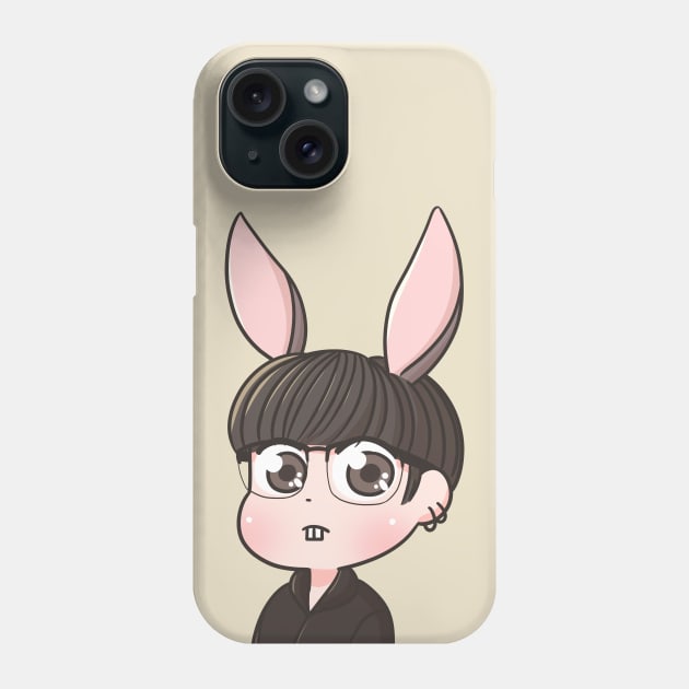 BTS Jungkook glasses Phone Case by Oricca