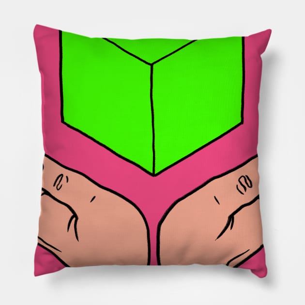 Fragile Hands Pillow by DSTRBO