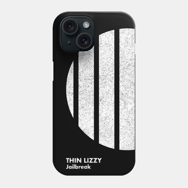 Thin Lizzy Jailbreak / Minimal Graphic Design Tribute Phone Case by saudade