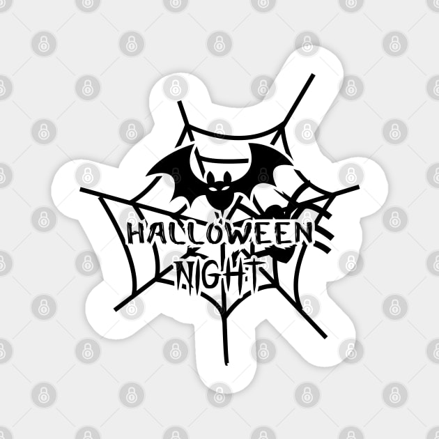 Halloween night Magnet by Lebihanto