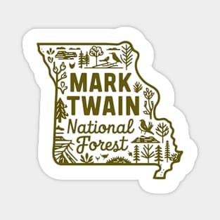 Mark Twain National Forest Wildlife Magnet