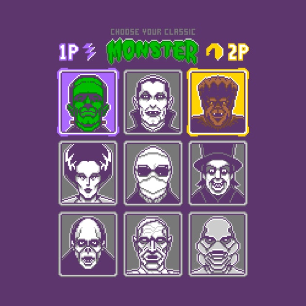 8 Bit Monsters by tomburns