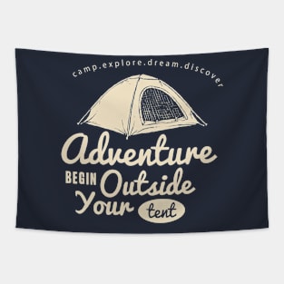 adventure tent Tapestry