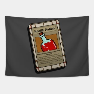 Health Potion Trading Card - Role Playing Game Tapestry