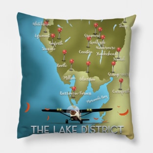 Map of the Lake District Pillow