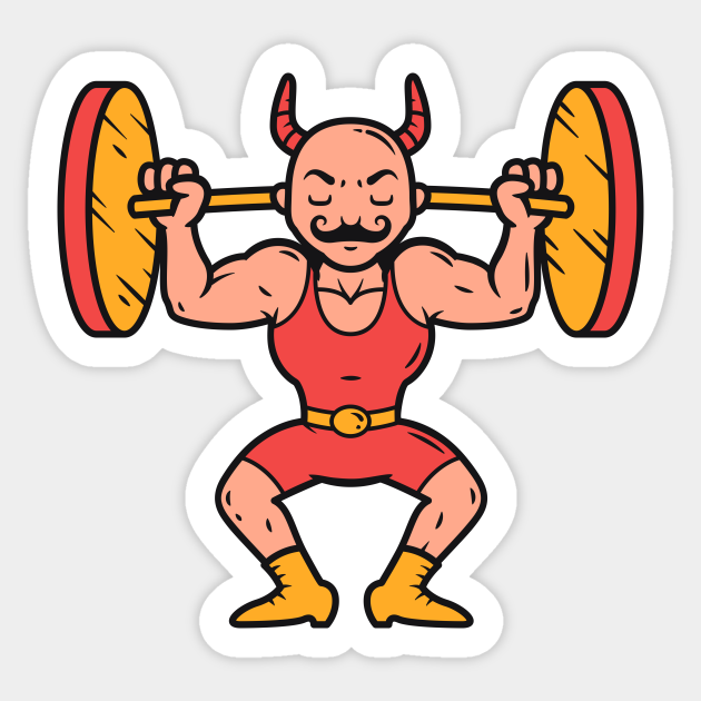 Vintage Cartoon Circus Strongman - Strong Man - Sticker | TeePublic Vintage Cartoon Circus Strongman - Strong Man - Sticker | TeePublic