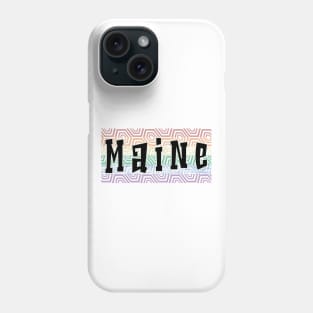 LGBTQ PATTERN AMERICA MAINE Phone Case