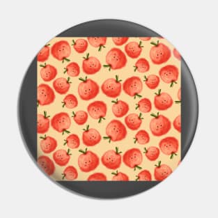 Cute Peaches Pattern Pin