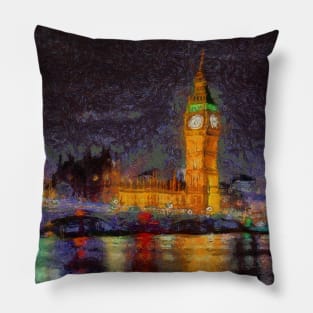 Midnight in London Pillow