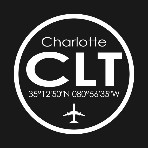 CLT, Charlotte Douglas International Airport by Fly Buy Wear