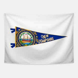 New Hampshire Flag Pennant Tapestry