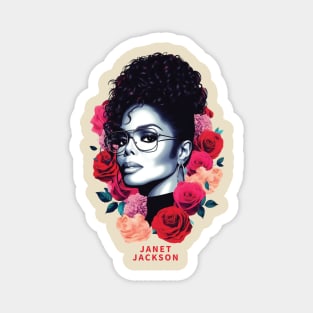 Janet // Aesthetic Fan Design Magnet