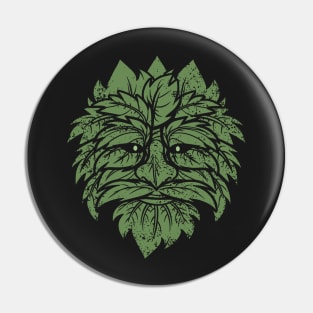 TRADITIONAL CELTIC WICCA PAGAN GREENMAN T-SHIRT AND MERCHANDISE Pin