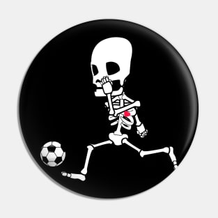 soccer skeleton halloween Pin