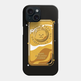 Gold Bar Cat World Domination For Cats by Tobe Fonseca Phone Case