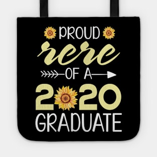 Sunflowers Proud Rere Of A 2020 Graduate Senior Student Happy Class Of School Last Day Of School Tote