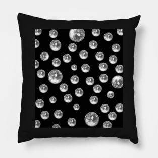 Photo - Round Crystals on Black Pillow