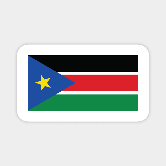 South Sudan Magnet by Wickedcartoons