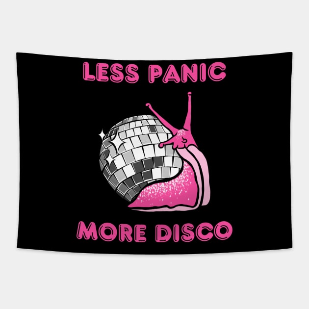 More Disco Snail Less Panic Tapestry by izzyfaye