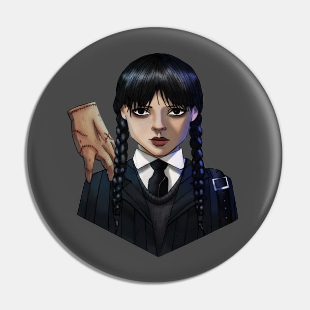 WEDNESDAY Pin by CG Fan Art