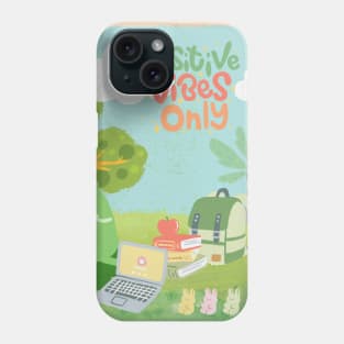 Cute Frog Relaxing After School Phone Case