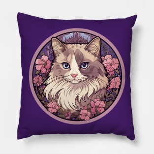 Ragdoll Rose Cascade Pillow