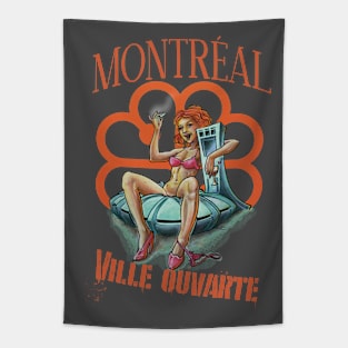 montreal ville ouvarte Tapestry