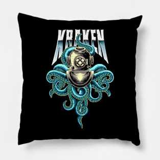 kraken helm Pillow