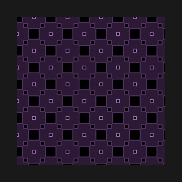 Big and small squares on purple by Uniquepixx