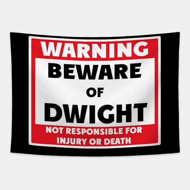 Beware of Dwight Tapestry by BjornCatssen