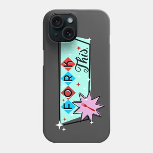 Fork This! Retro Phone Case