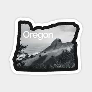 Oregon Destination Landscape Sticker - God's Thumb Magnet