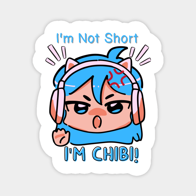 Not Short, Chibi Magnet by AKawaiiPastels