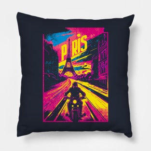 A ride in Paris Pillow