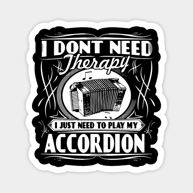 Accordion Therapy Magnet by dieuai