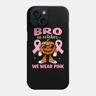 Breast Cancer Awareness For Girls Boys Kid Halloween Pumpkin Phone Case