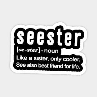 Like A Sister Only Cooler Magnet