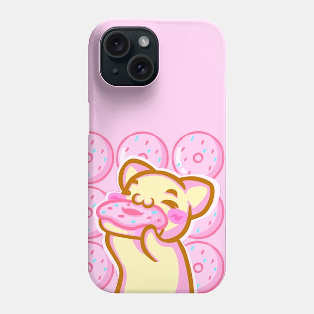 CliveGin Pink Donut Phone Case by CliveGin