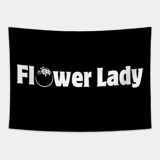 Flower Lady Tapestry