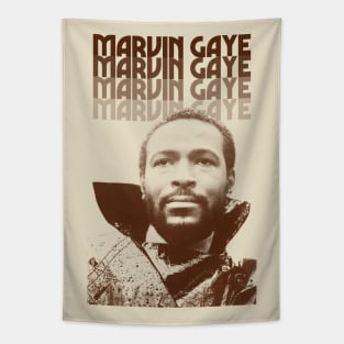 Marvin Gaye Retro Iconic Design Tapestry