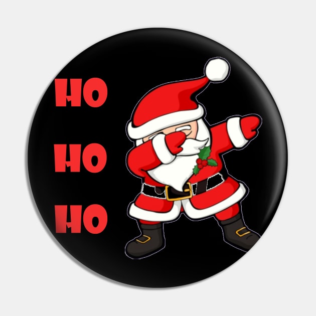 Funny Dabbing Santa Pin by Theblackberry