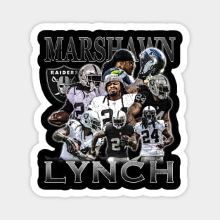 Marshawn Lynch Vintage Magnet